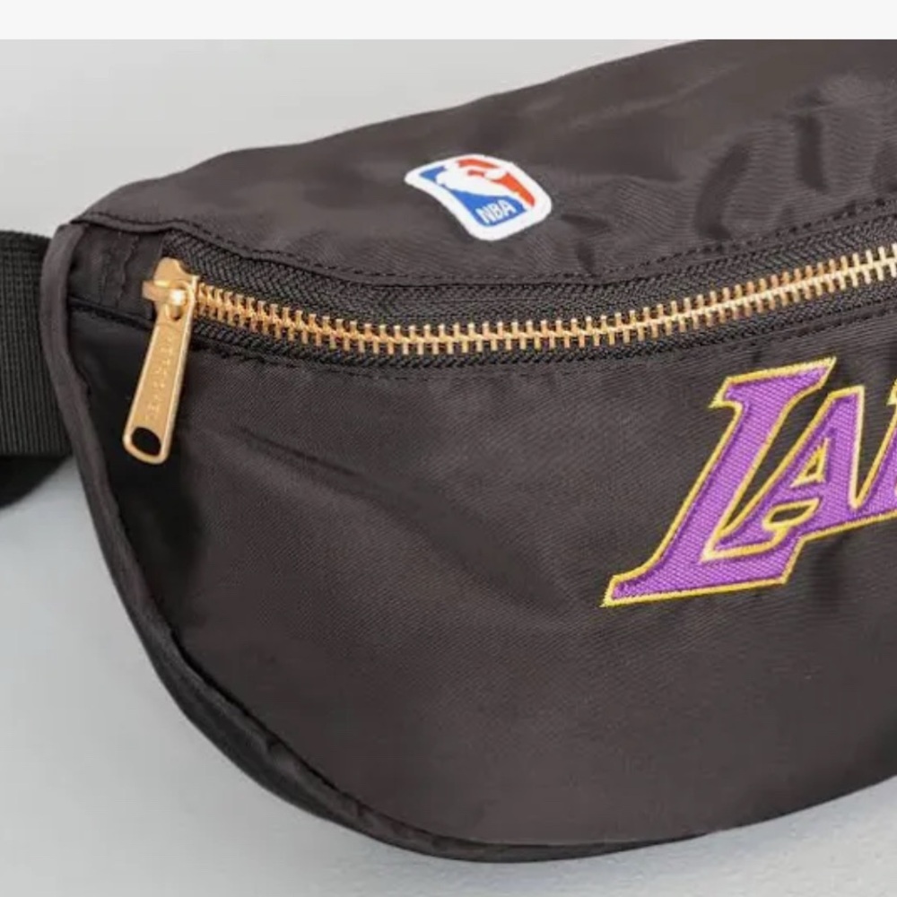 Herschel Supply Company Black and Purple Belt Bag Crescent Design - Picture 4 of 4